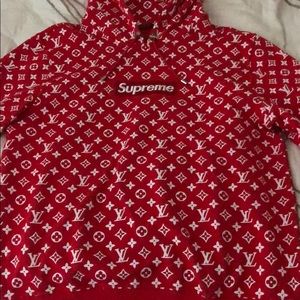 Louis Vuitton x Supreme Hoodie